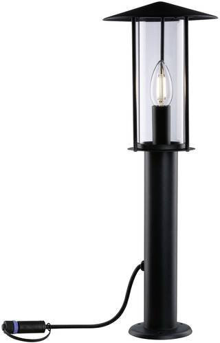 Paulmann Plug & Shine Pollerleuchte Classic Anthrazit mit transparentem Glasschirm für den Außenbereich IP44 2W 3000K Warmweiß - Bild 1