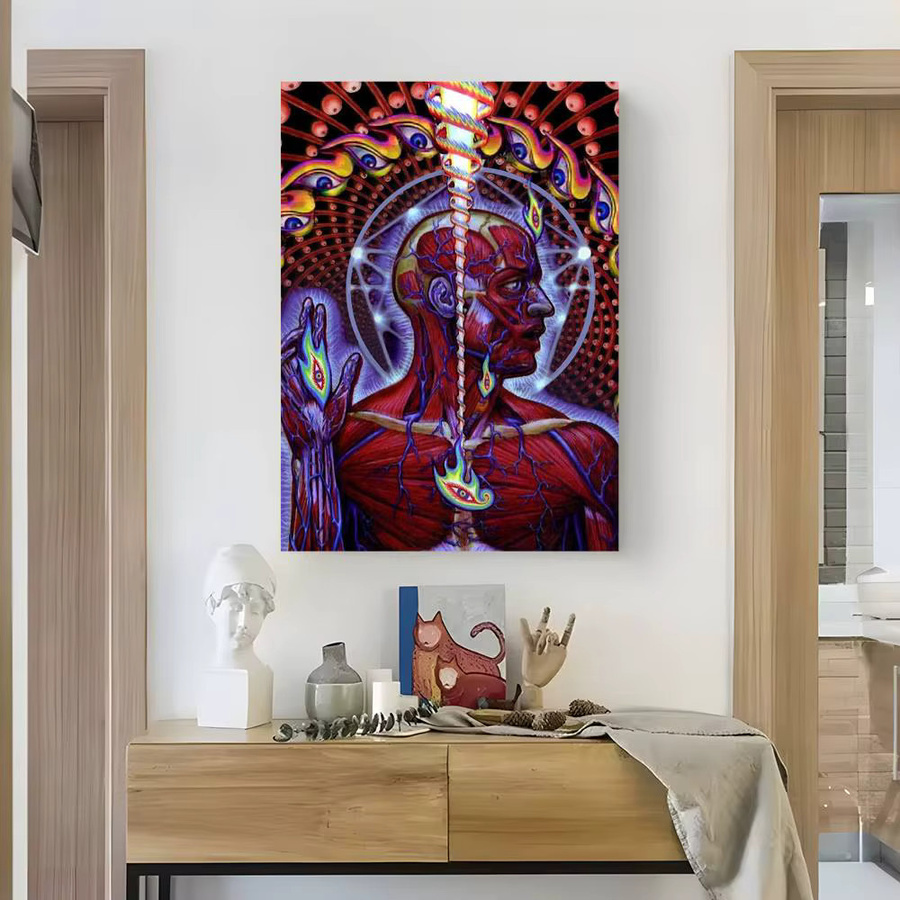Singer Tool Poster zum Musikalbum 10.000 Tage von Tool als wasserdichte Wanddekoration für Wohnzimmer und Schlafzimmer B/H: 20,0 x 15,0 cm - Bild 3