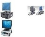 Fellowes Premium Monitor Riser Plus Montagekomponente Schubfach für 53,3 cm LCD-Displays in Anthrazit/Grau - Bild 2