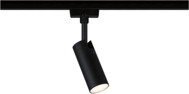 Paulmann URail LED Schienenspot Tubo, 4W, 150lm, 3000K Warmweiß, Schwarz Matt - Bild 1