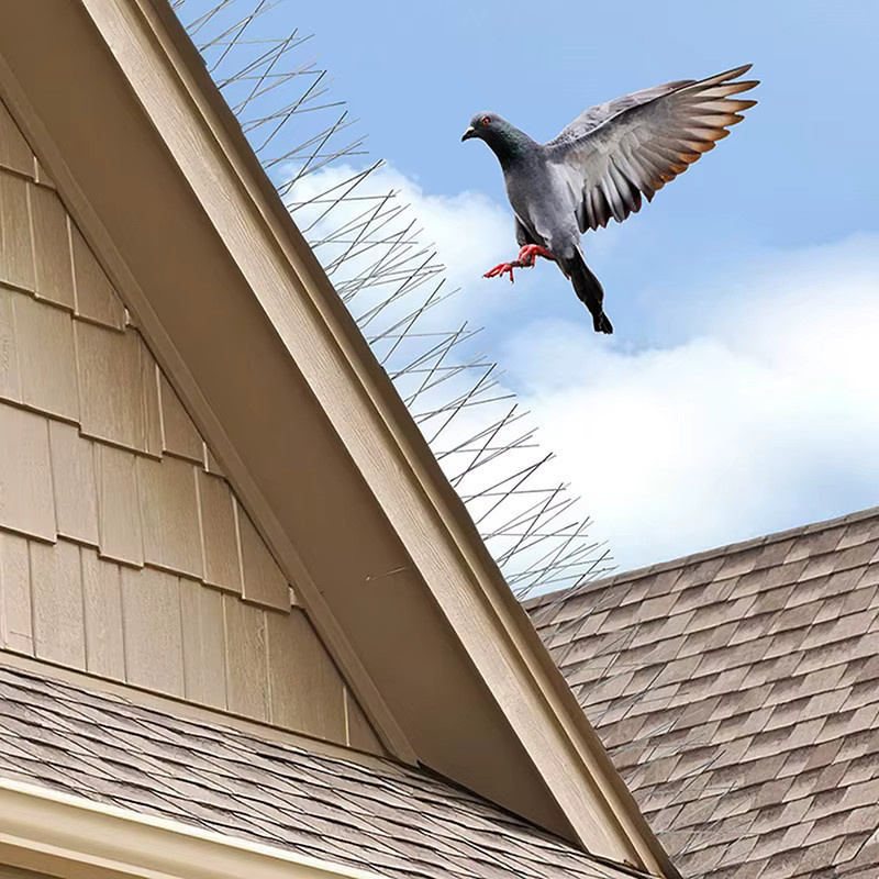 Eelhoe Anti-Vogel-Abwehr-Set aus Edelstahl in Silber zur Schädlingsbekämpfung für Garten und Balkon - Bild 3