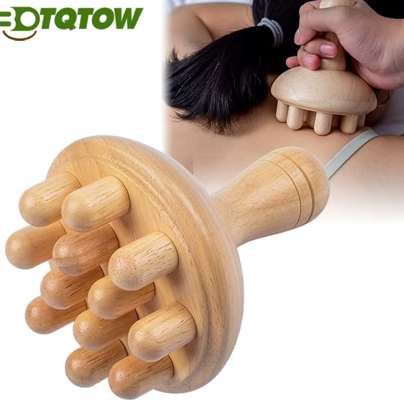 BOTQTOW Pilzmassagegerät aus Holz, Unisex, Körperpflege - Bild 3