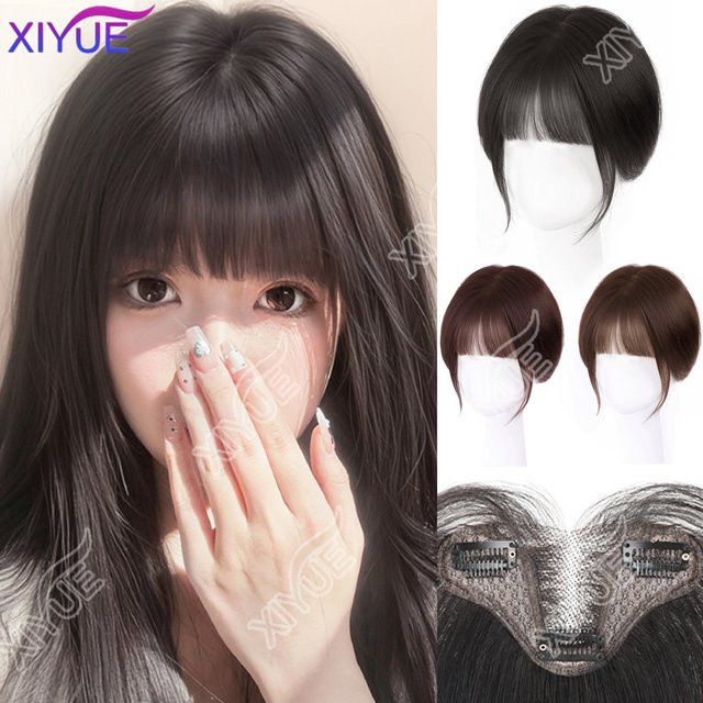 XIYUE 3D Air Bangs Perücke, weißes Haar, Damen - Bild 1