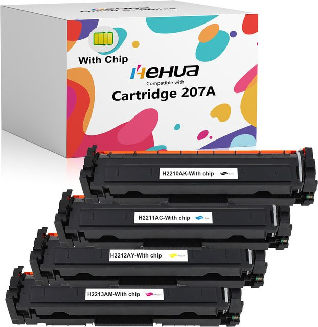 4er Set Tonerkartuschen kompatibel mit HP Color LaserJet Pro M255dw M282 und M283fdw in Multicolor - Bild 1