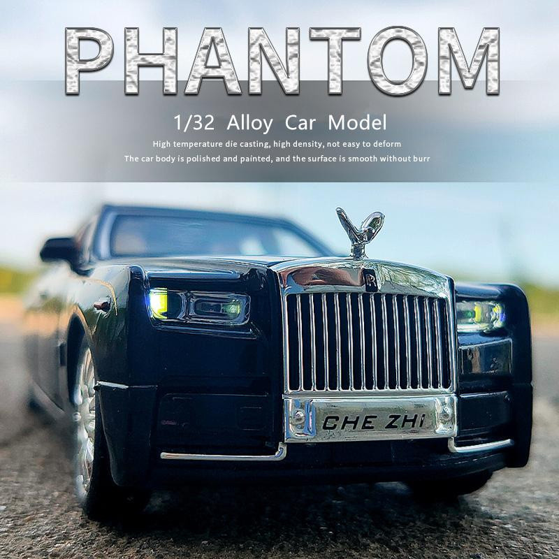 Bai Fen Bai dolls and toys Rolls Royce Phantom, Modellauto, 1:32, Metall, schwarz, ab 4 Jahren - Bild 2