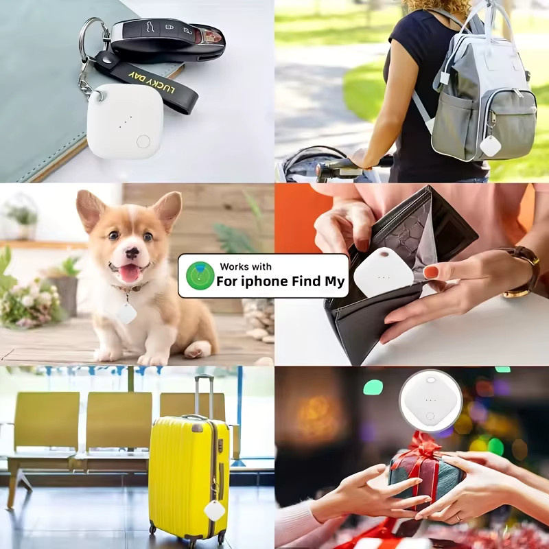 Apple AirTag Smart Tag in Weiß – Wasserdichter IP67 Schlüsselfinder mit GPS-Positionierung für Apple Find My, ideal für Schlüssel, Taschen und Haustiere - Bild 6