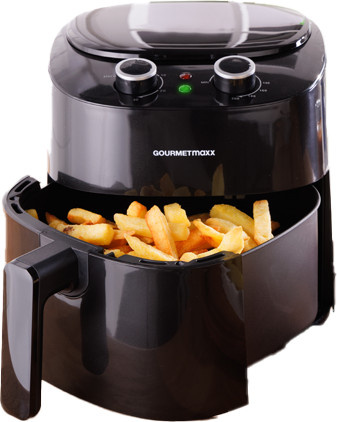 GOURMETmaxx Heißluftfritteuse in Schwarz mit 4,5 Liter Fassungsvermögen - Bild 1