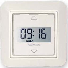 Kaiser Nienhaus Rollladensteuerung Mercato mit LCD-Display, Tagesprogramm, Memory und Zufallsfunktion, Weiß - Bild 1