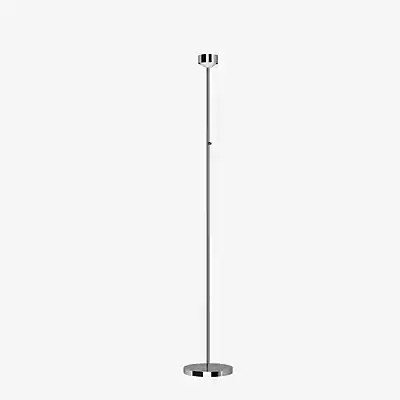 Top Light Puk Eye LED Stehleuchte in Silber aus Metall - Bild 1
