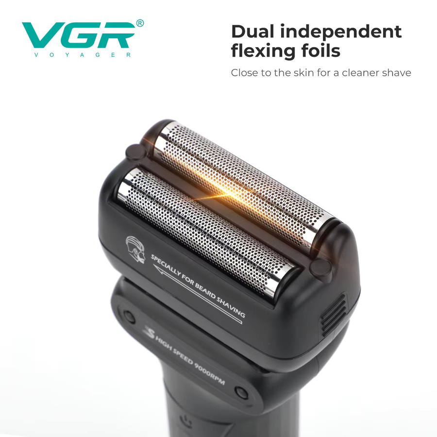 VGR Gesichtsrasierer V-368, Herren, Schwarz - Bild 3
