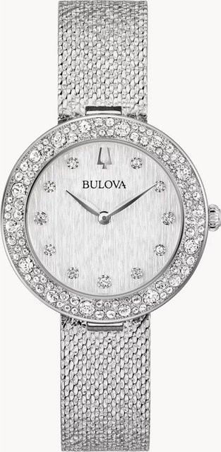 Bulova Damenuhr, Quarz, Edelstahl, Silber, 30,5 mm, Saphirglas - Bild 1