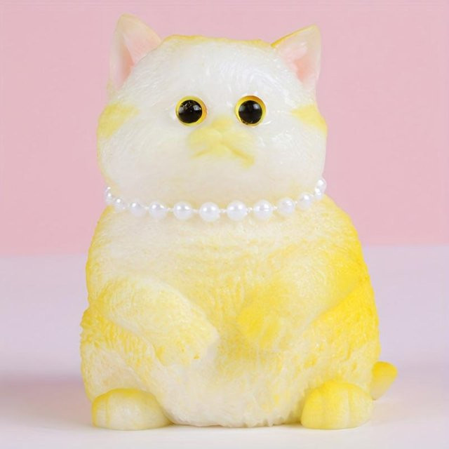 Fashnics Katze Taba Squishy Spielzeug, gelb - Bild 1