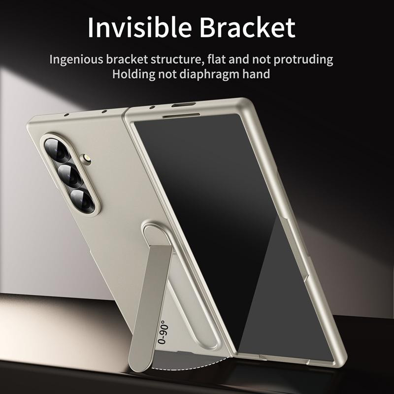 Kicksand Schutzhülle für Samsung Galaxy Z Fold 7 mit mattem PC-Ständer und Metall-Linsenschutz - Bild 3