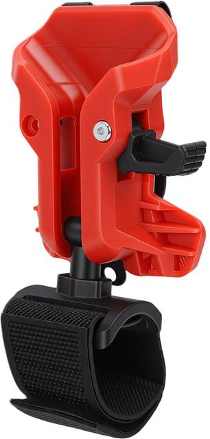 Musysh Werkzeug Schnellbefestigungsclip in Rot für Elektriker mit sicherer Verriegelung zur Befestigung von Hammer, Schraubenschlüssel oder Taschenlampe am Gürtel - Bild 1