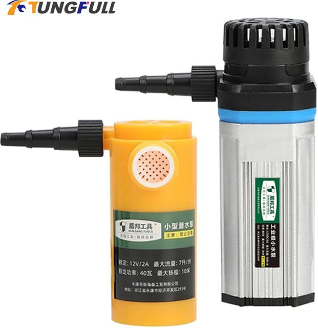 Mikro-Tauchpumpe 12 V DC Hochdruck-Wasserpumpenkopf für Wasserpumpenstationen mit Mikro-Tauchmotor - Bild 1