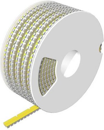 Weidmüller Kabelmarkierungssystem SFM 4/24 3.3-4.0MM in Gelb, 600 Stück - Bild 1