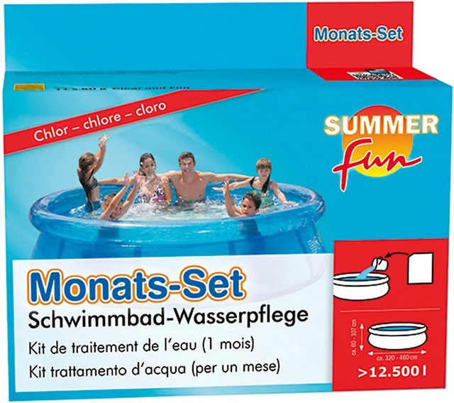 Summer Fun Desinfektions-Set mit Chlor für 12,5 kg in Beuteln - Bild 1