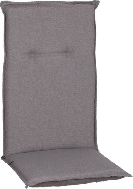 Saumauflage Hochlehner Tanana Beo in Hellgrau aus Baumwolle und Polyester, B/T/H: 118 x 46 x 46 cm - Bild 1