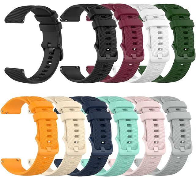 strapfreak Uhrenarmband Silikon, 20 mm, Unisex - Bild 1