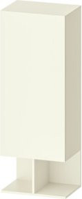 Duravit Halbhochschrank Balcoon in Elfenbeinstrukturiert mit Tür rechts, B/T/H: 50 x 36 x 132 cm - Bild 1