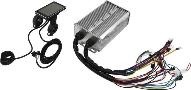 Igeteck Motorcontroller mit M5 Panel für Elektroroller und Fahrrad, 1500W, 48V/60V, grau - Bild 1