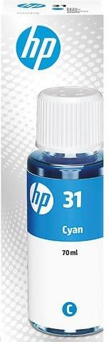 Original HP 31 Tintenflasche Cyan für Inkjet-Drucker - Bild 1