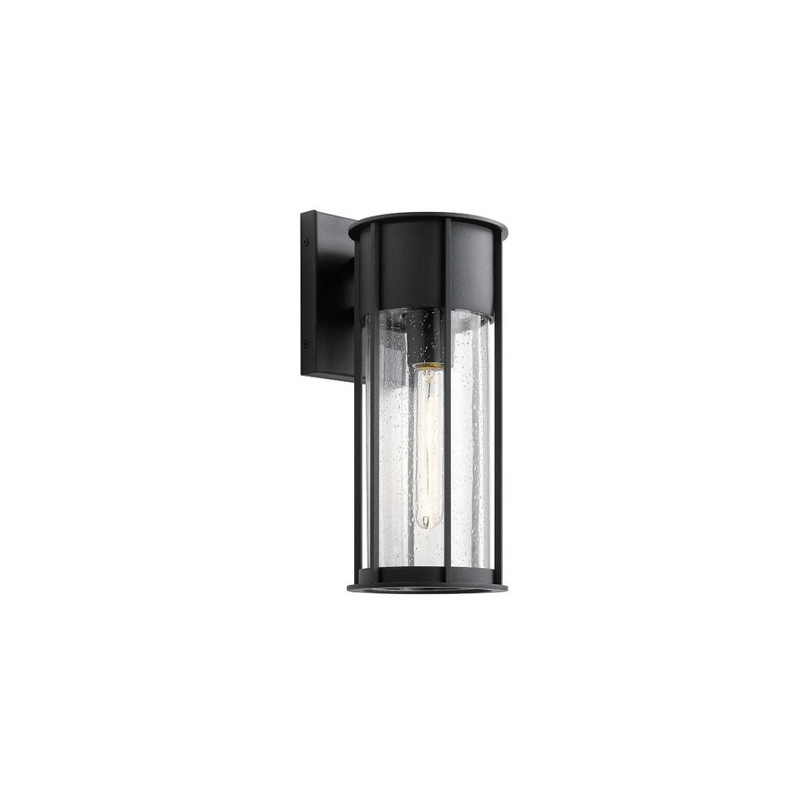 Kichler Camillo Außenwandleuchte Schwarz Up-Down Modern aus Metall und Glas - Bild 1