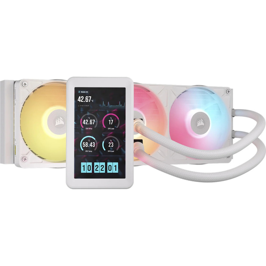 Corsair iCUE LINK TITAN II 360 RX LCD AIO Wasserkühlung in Weiß - Bild 1