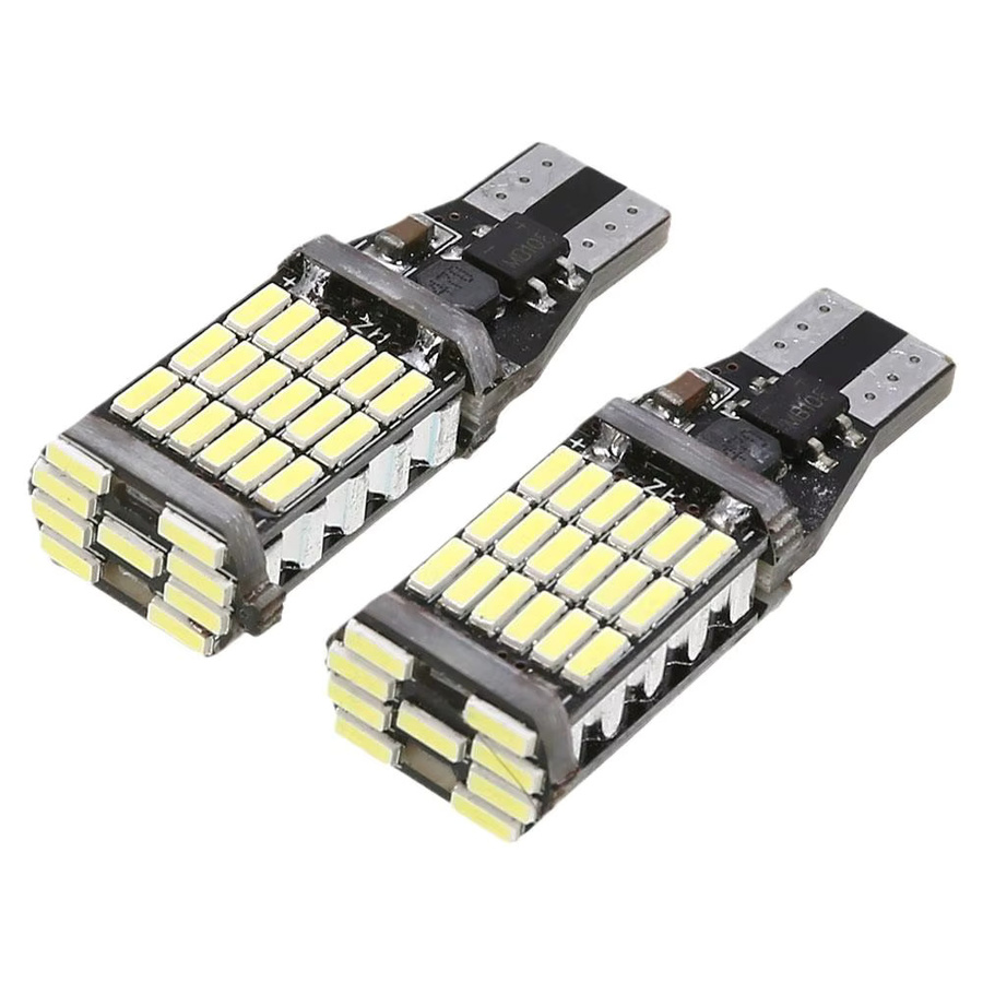 Hochleistungs LED Autolampen T15 W16W 921 912 T16 902 für Rückfahrlicht, 1200 Lumen, 6000 K Kaltweiß, 45 SMD 4014 Chips - Bild 2