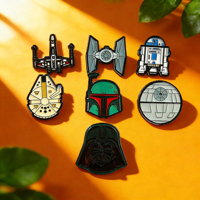 Star Wars Broschen-Set, Emaille, Bunt, Unisex - Bild 1