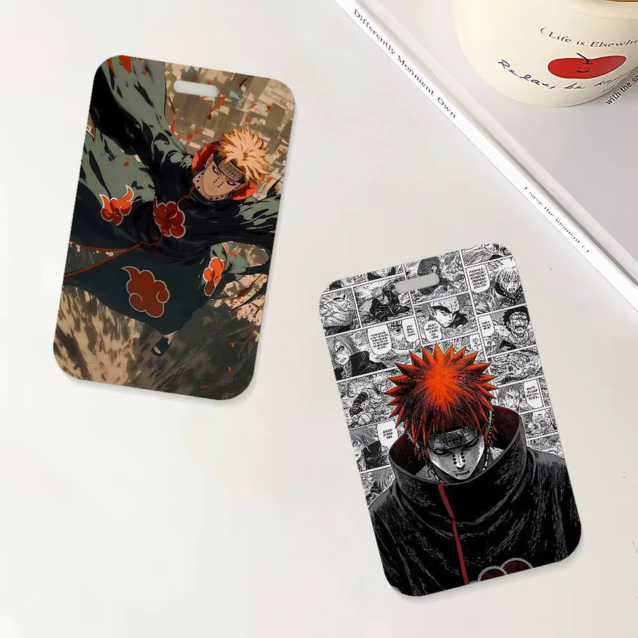 Naruto Anime Pain Nagato Ausweishalter mit Etui für Schule und Büro in Multicolour - Bild 4