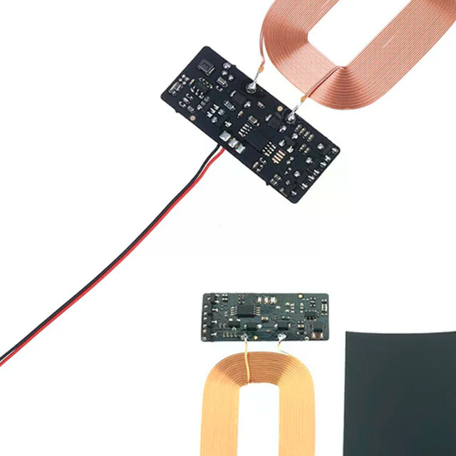 Standard Qi Schnelles Drahtloses Ladegerät Modul mit Sender PCBA Platine und Spule - Bild 1