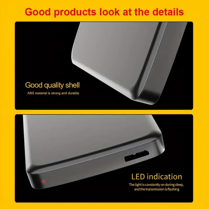 Kodak P190 Tragbare Externe Festplatte 1TB 2,5 Zoll HDD mit USB 3.0 5Gbps in Schwarz - Bild 2