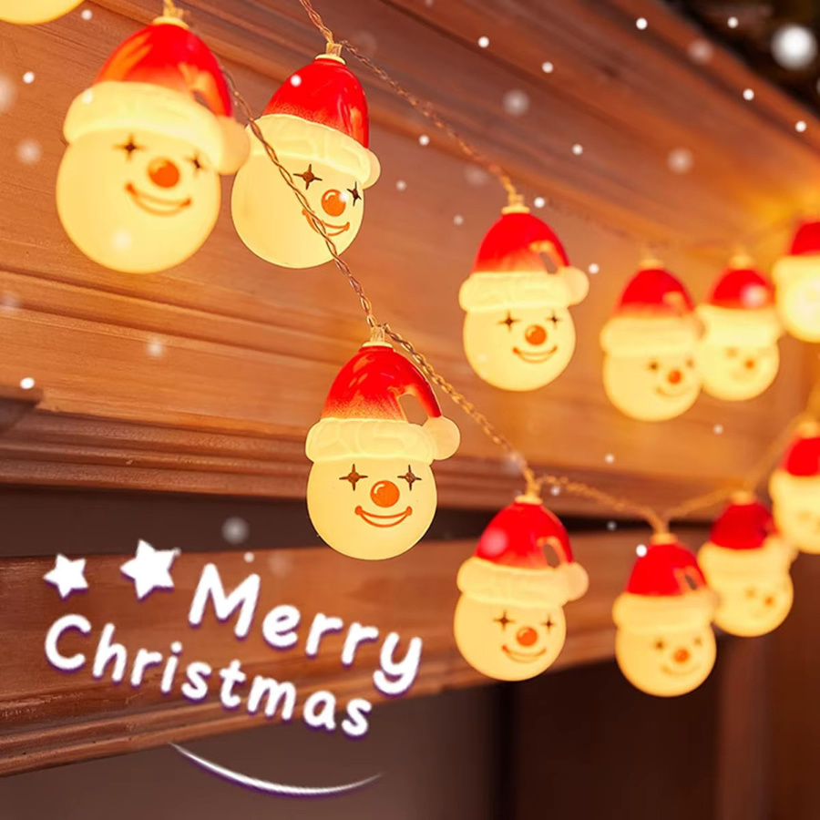 Peach Forest LED Lichterkette mit Bär, Joker und Schneemann in Multicolour, batteriebetrieben für deine Weihnachtsdekoration im Innenbereich - Bild 7
