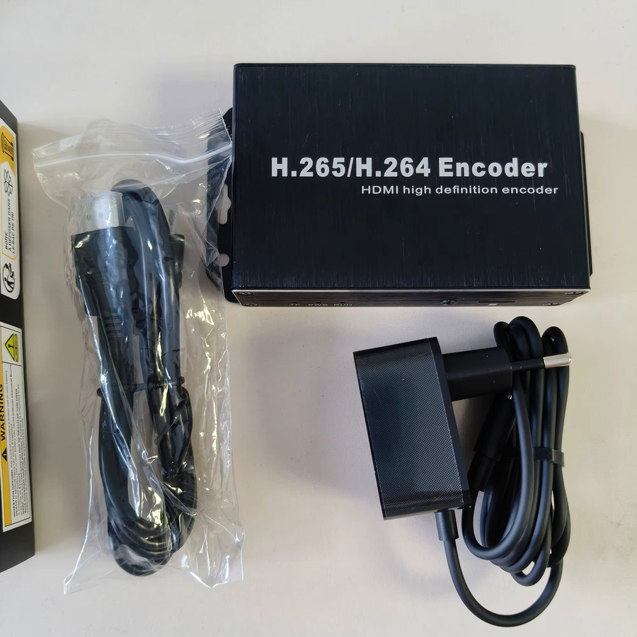 Tuoying HD-zu-IP-Encoder mit H.265 H.264 HEVC für IPTV und NVR-Aufnahme, Satellite Receiver in Schwarz oder Weiß - Bild 4
