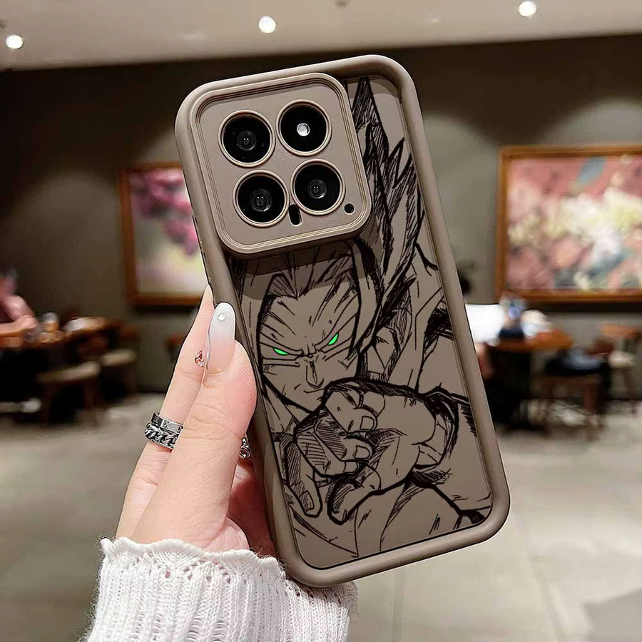 Anime Vegeta Goku Schutzhülle für Xiaomi Mi 17 15T 14T POCO F8 X7 M8 Redmi 15C 14C Note 15 14 Pro Plus Ultra in Multicolour - Bild 2
