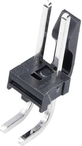 Molex Stiftleiste Standard Schwarz mit 2 Polen und 3,96 mm Rastermaß - Bild 1