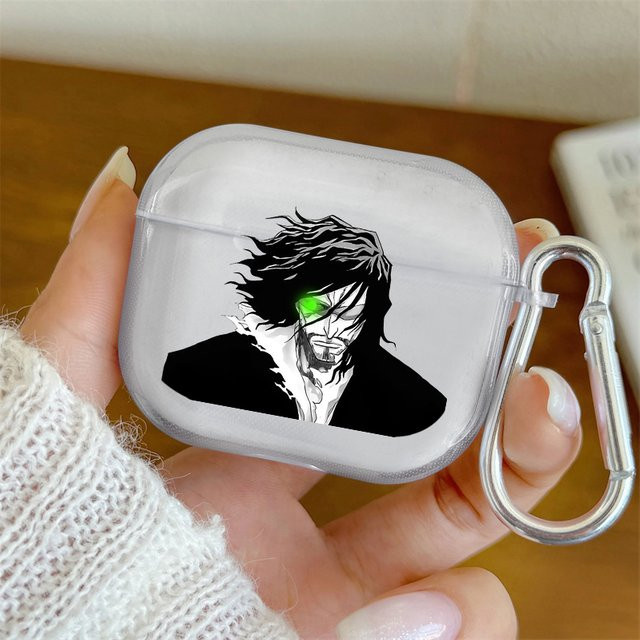 Stoßfeste Japan Anime Attack on Titan Schutzhülle für Apple AirPods Pro, Pro 2, Pro 3, AirPods 1, 2, 3, 4 in Transparent - Bild 1