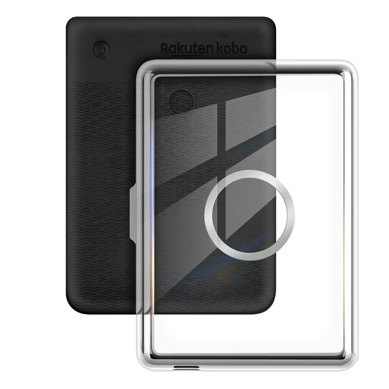 Greliana Magnetische Abnehmbare Funda Abdeckung für Kobo Clara BW N365 Clara 2024 N367 2E N506 6'' Ebook Case in Transparent Pink - Bild 3