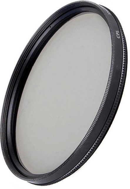RONGGEN RG Zirkular Polarisierender CPL Objektiv Filter in Schwarz für Canon Nikon Sony Pentax SLR DSLR Kameras in den Größen 25mm bis 58mm - Bild 1
