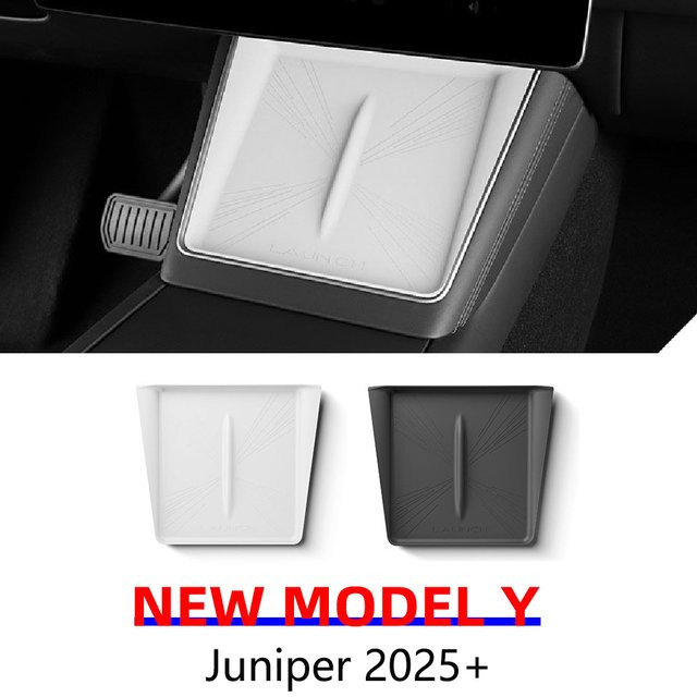 Rutschfeste Silikon Matte für Tesla Modell Y Juniper (2025/2026) als Schutz für die Wireless Charge Pad Center Konsole - Bild 1