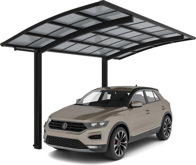 Ximax Einzelcarport Portoforte Typ 60 Schwarz B/T: 270,4 x 495,4 cm - Bild 1