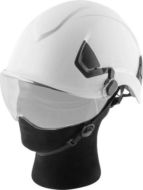STAHLWERK Schutzhelm SVH-100 ST mit Visier in Weiß nach EN 397 und EN 166 - Bild 1