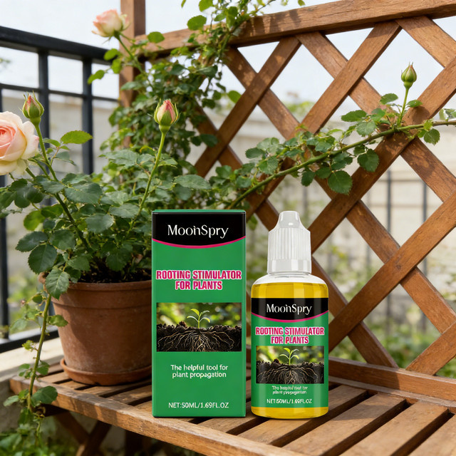 MoonSpry Organischer Wurzelstimulator für schnelles Pflanzenwachstum und Wurzelbildung bei Zimmerpflanzen und im Gartenbau - Bild 1