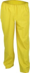 Asatex Regenbundhose Gelb Grösse M aus PU-Stretch mit Reissverschluss nach EN343 Klasse 2 - Bild 1