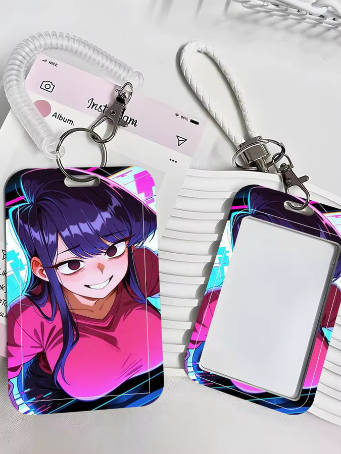 Komi Shouko Ausweishülle aus Kunststoff für Schulkarten, Buskarten und Zugangskarten in Multicolor - Bild 4