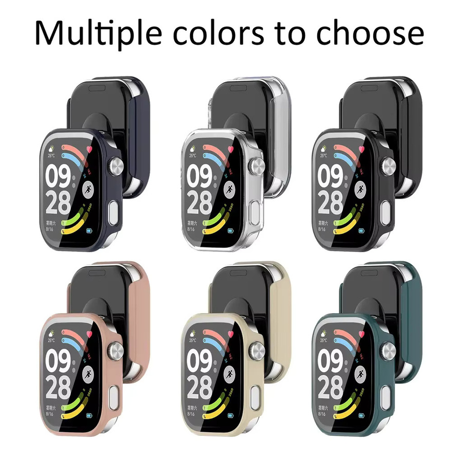 Xiaomi Uhrenzubehör, PC-Shell + Glas für Redmi Watch 6, Schwarz - Bild 3