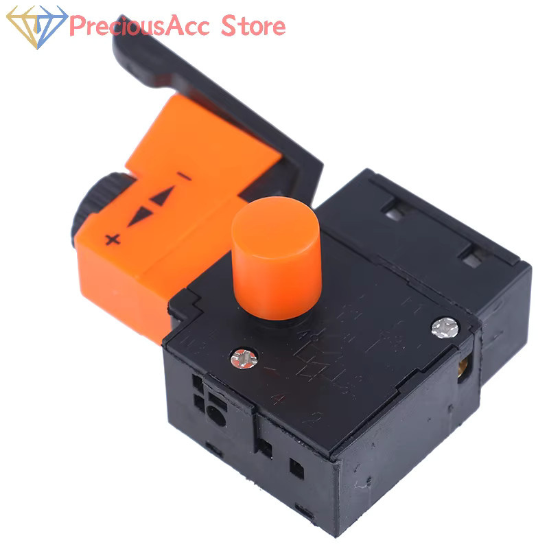 FA2/61BEK Lock-on Power elektrische Handbohrmaschine mit Geschwindigkeitsregelung und Auslöseschalter, Orange, 6A, 220V - Bild 2