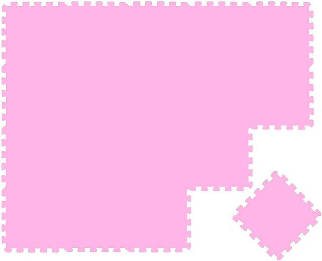 LittleTom Baby & Kinder Puzzlematte Pink, 18 Teile, B/T/H: 30 x 30 x 1 cm - Bild 1