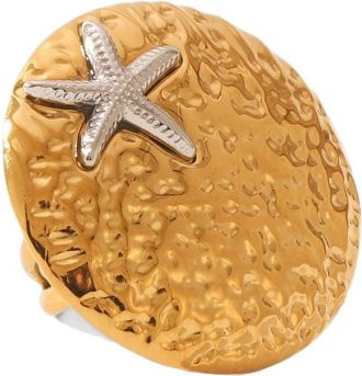 Loe Ring, Edelstahl, Seestern, Damen - Bild 1